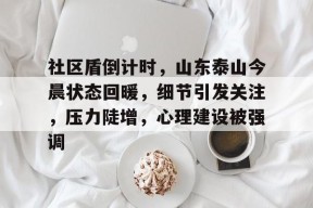 天博体育社区盾倒计时，山东泰山今晨状态回暖，细节引发关注，压力陡增，心理建设被强调的简单介绍